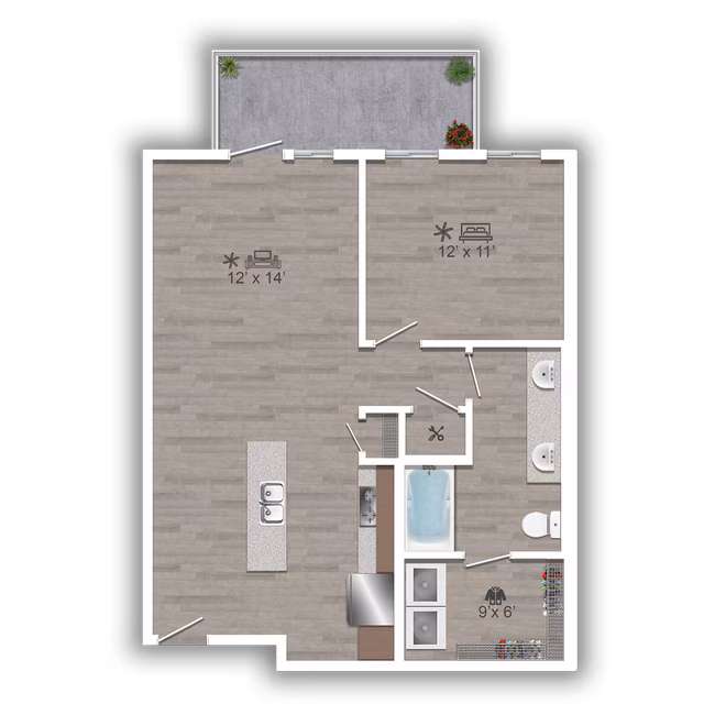 Unit 4406 4406 floor plan